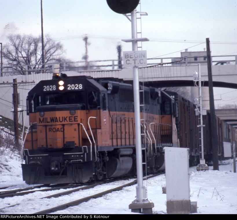 Milwaukee Road trench MPls MN Lake Calhoun Lake St 1979.